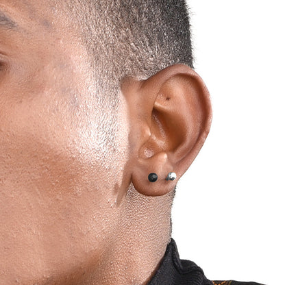 5 Pairs Small Ball Stud Earrings for Men Women