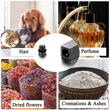Engraved Bar Urn Necklace for Ashes Cremation Jewlery for Women Men