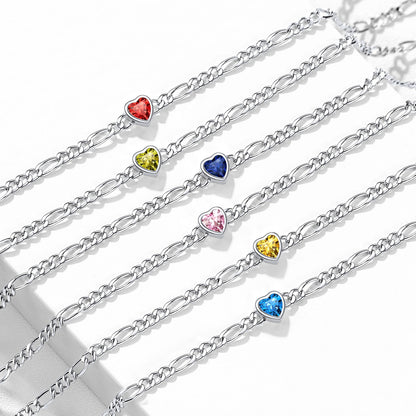 birthstone-sterling-silver-anklet