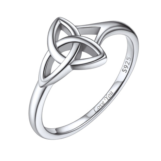 FaithHeart Sterling Silver Celtic Knot Ring - FaithHeart Jewelryimg