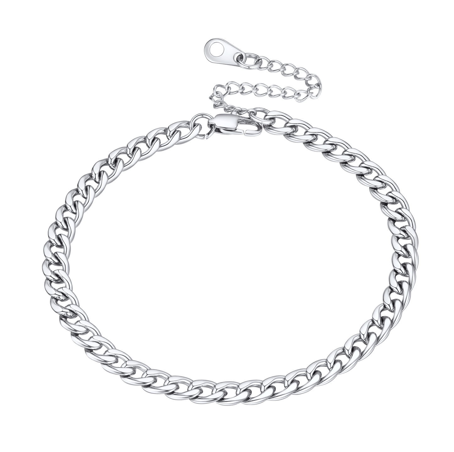 Ankle Cuban Chain Bracelets for Women or Girls Beach Foot Jewelry