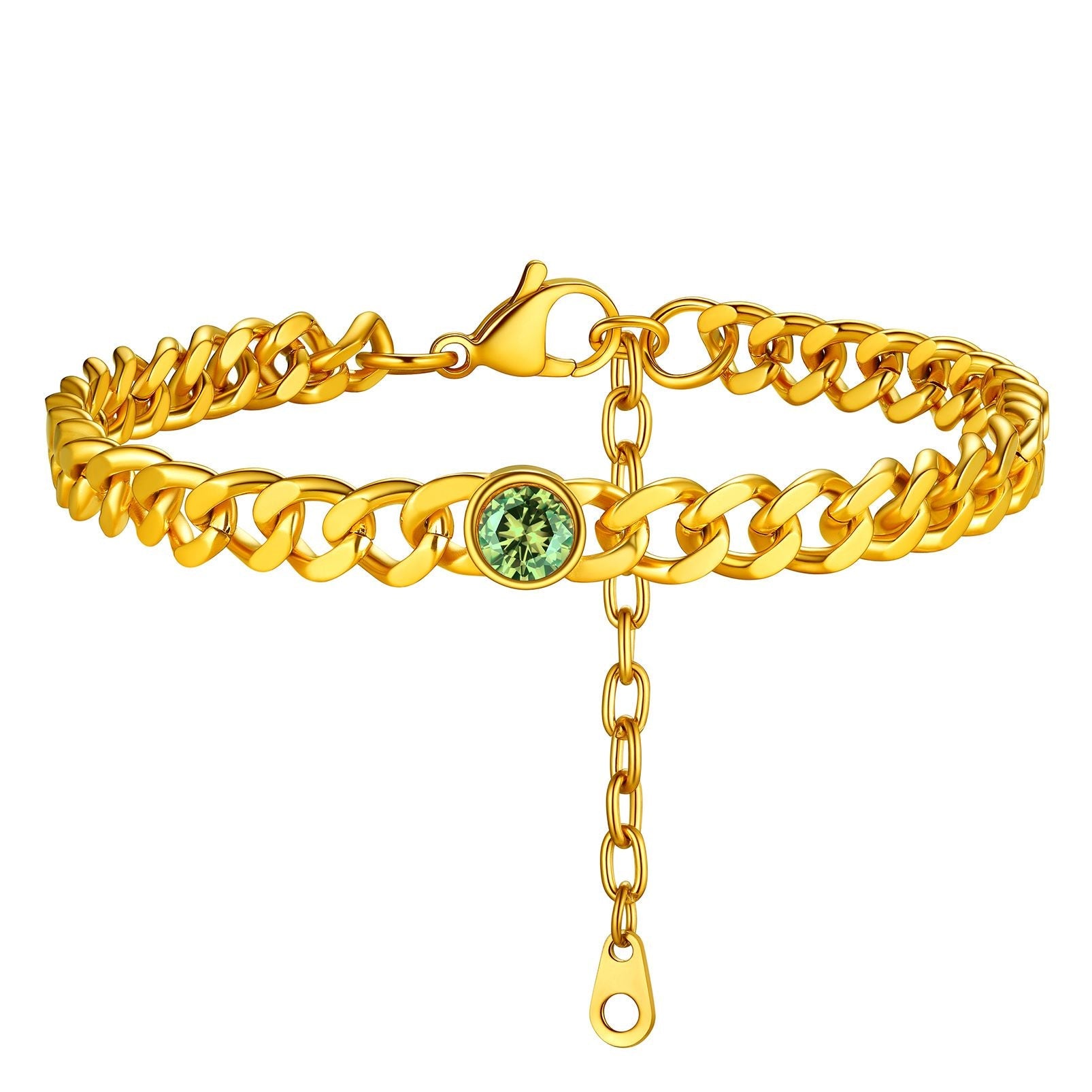 August Birthstone Anklet PSA40044