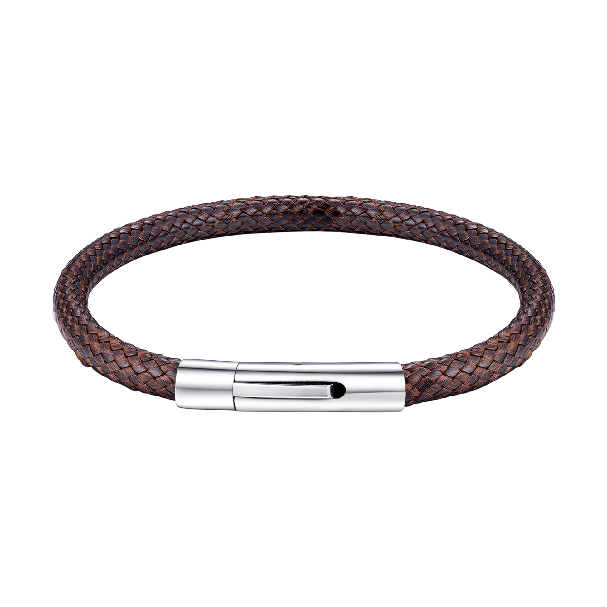FaithHeart Braided Leather Bracelet for Men FaithHeart