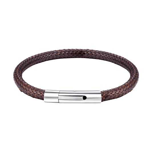 FaithHeart Braided Leather Bracelet for Men FaithHeartimg