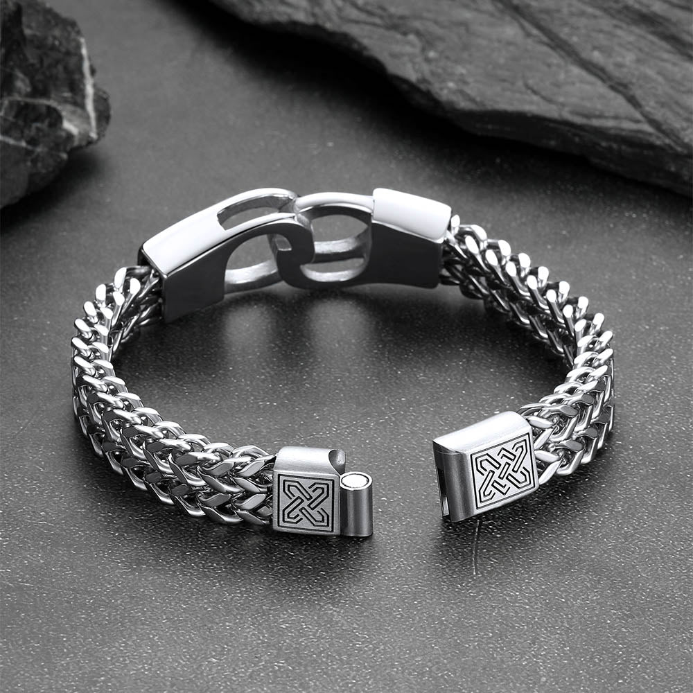 Stainless Steel Celtic Knot Bracelet For Men