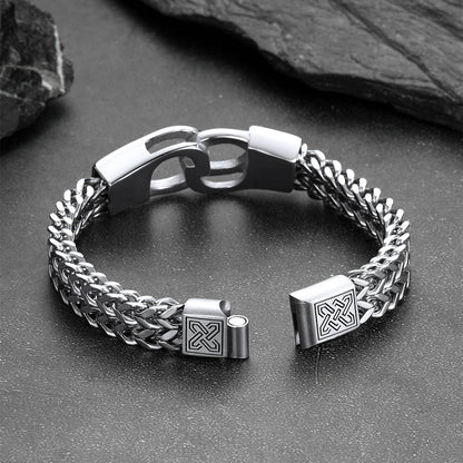 Stainless Steel Celtic Knot Bracelet For Men