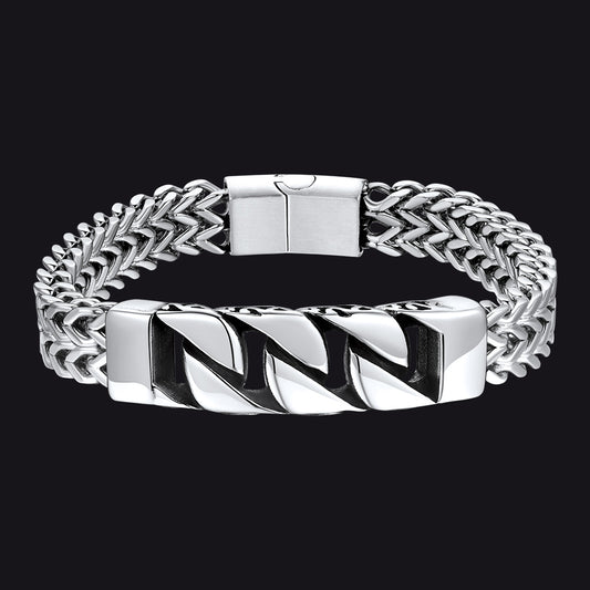 Stainless Steel Celtic Knot Link Bracelet For Menimg