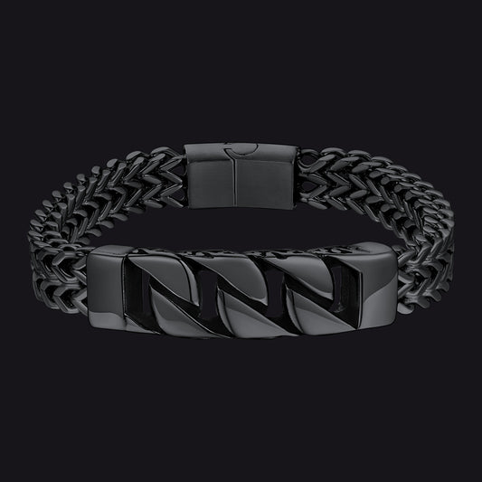 Stainless Steel Celtic Knot Link Bracelet For Men