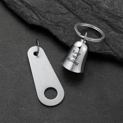  Custom Motorcycle Keychain Guardian Bells for Biker