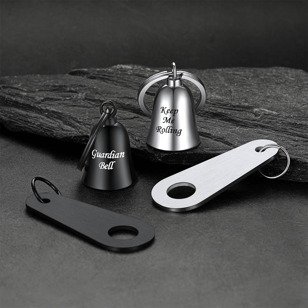  Custom Motorcycle Keychain Guardian Bells for Biker