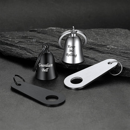  Custom Motorcycle Keychain Guardian Bells for Biker