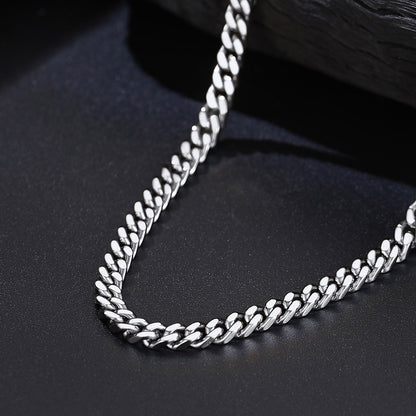 durable stainless steel miami cuban jewelry set