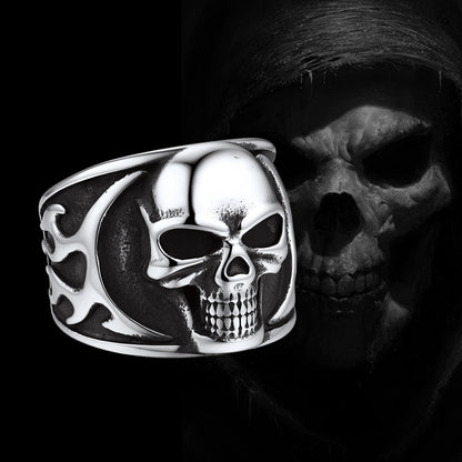 Gothic Frame Skull Ring Stainless Steel Ring