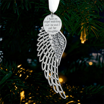 Angel Wings Christmas Ornament – Memorial Gift for Daughter