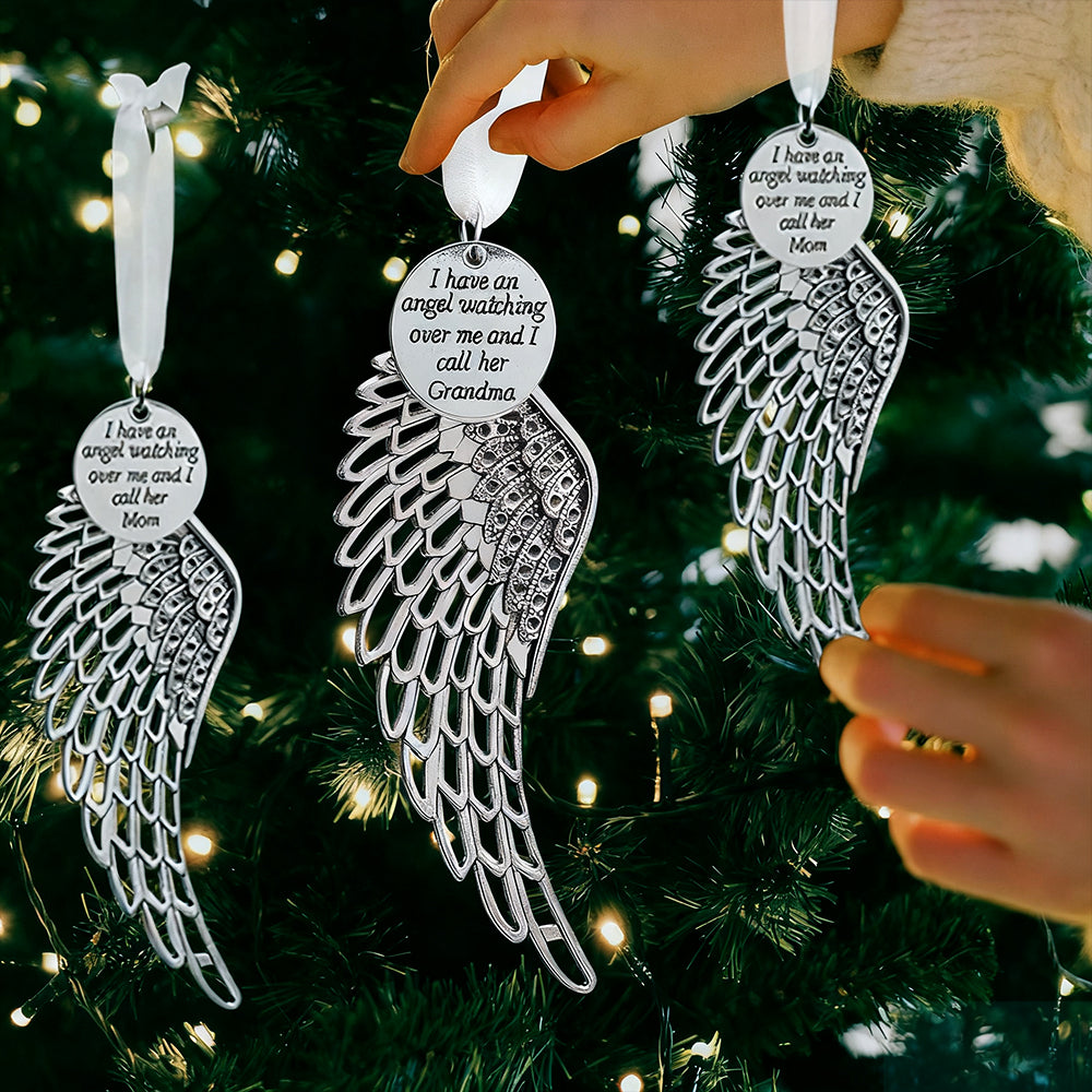 Ornament Hanging on Christmas Tree – Memorial Tribute for the Holidays