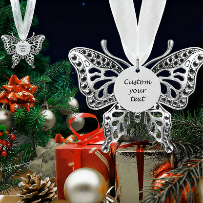 Side View of Custom Butterfly Ornament – Detailed Craftsmanship