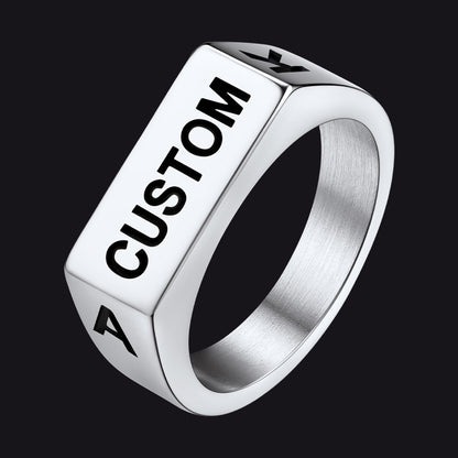 Customizable Comfort Fit Band Ring