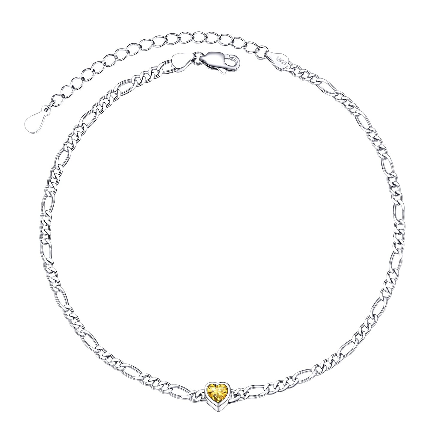 heart-birthstone-sterling-silver-anklet-for-women