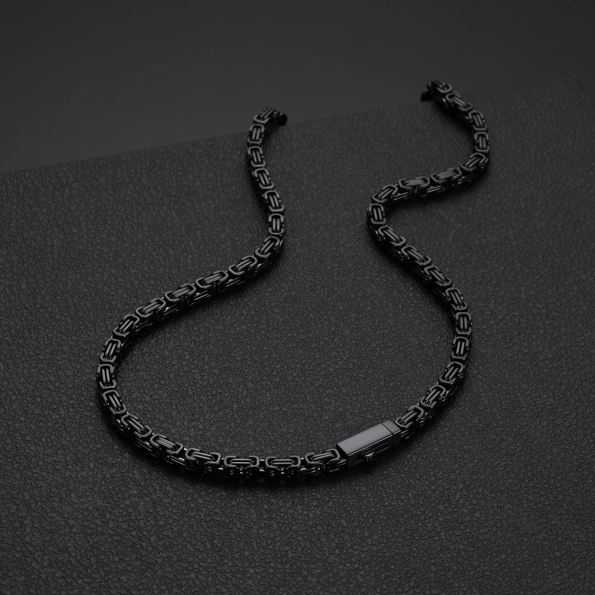 Men's Stainless Steel Byzantine Chain Necklace | 4–10mm - FaithHeart Jewelry