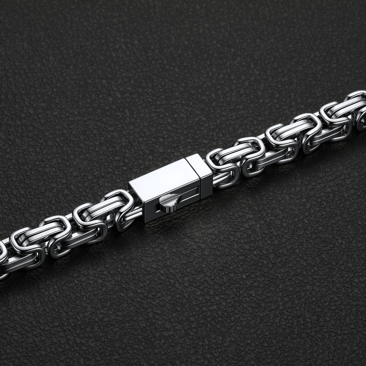 Men's Stainless Steel Byzantine Chain Necklace | 4–10mm - FaithHeart Jewelry