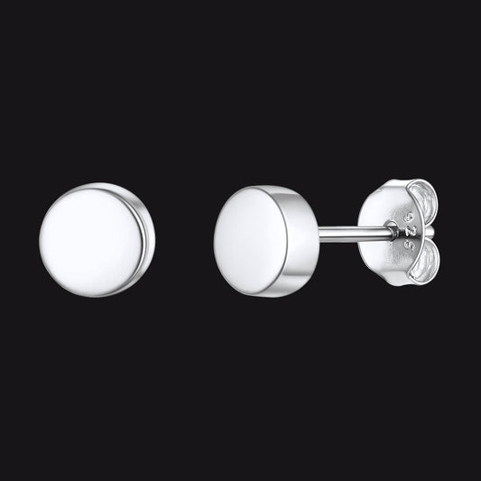 FaithHeart Sterling Silver Dot Stud Earrings for Women FaithHeartimg