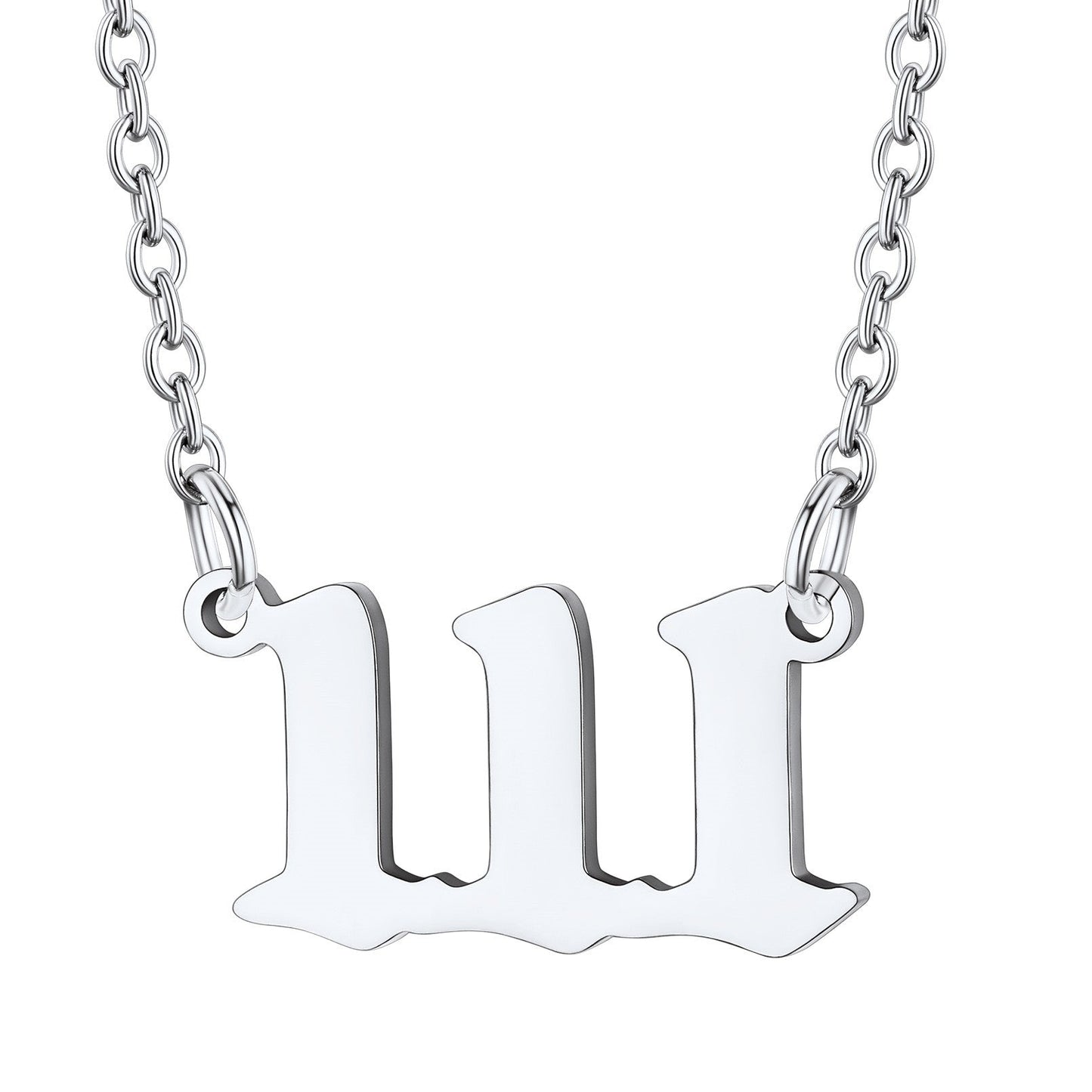Custom4U Personalized Angel Number Necklace for Women Men Custom4U Jewelry