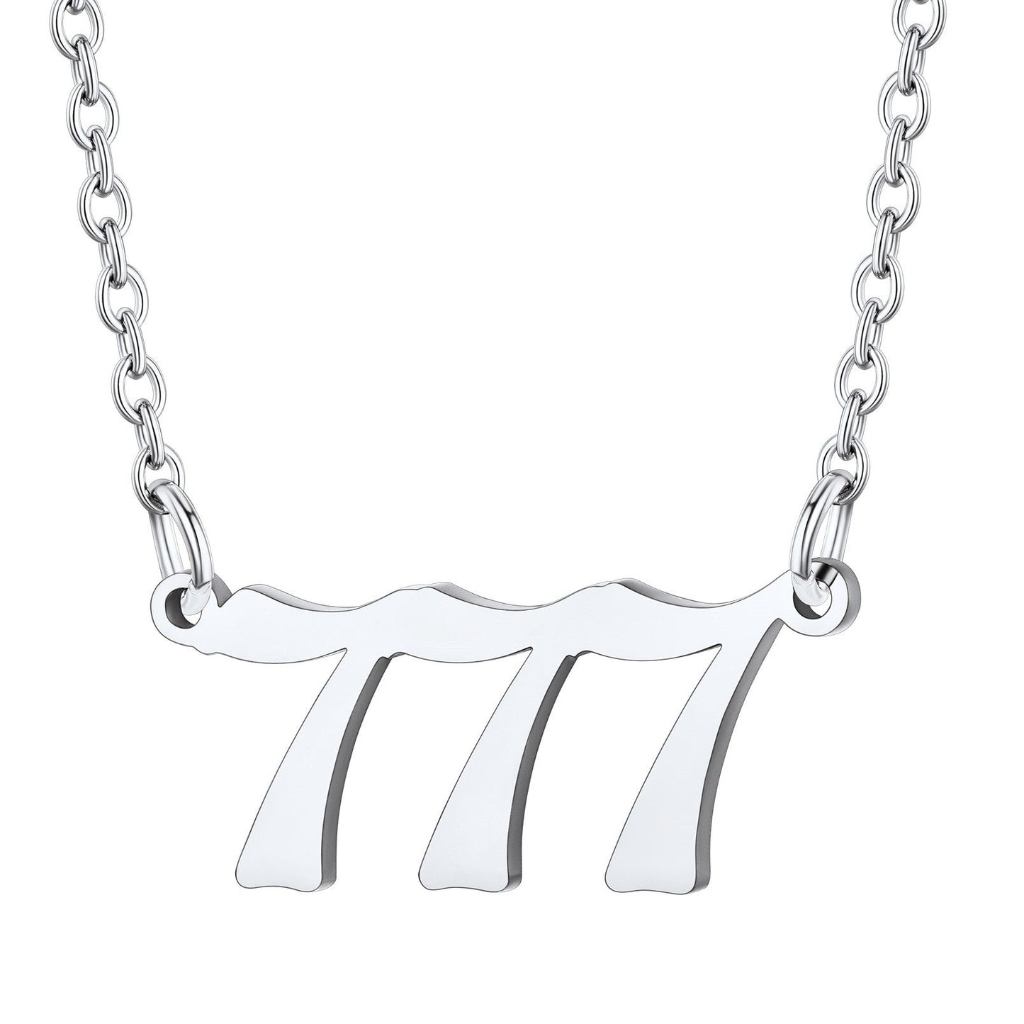 Custom4U Personalized Angel Number Necklace for Women Men Custom4U Jewelry