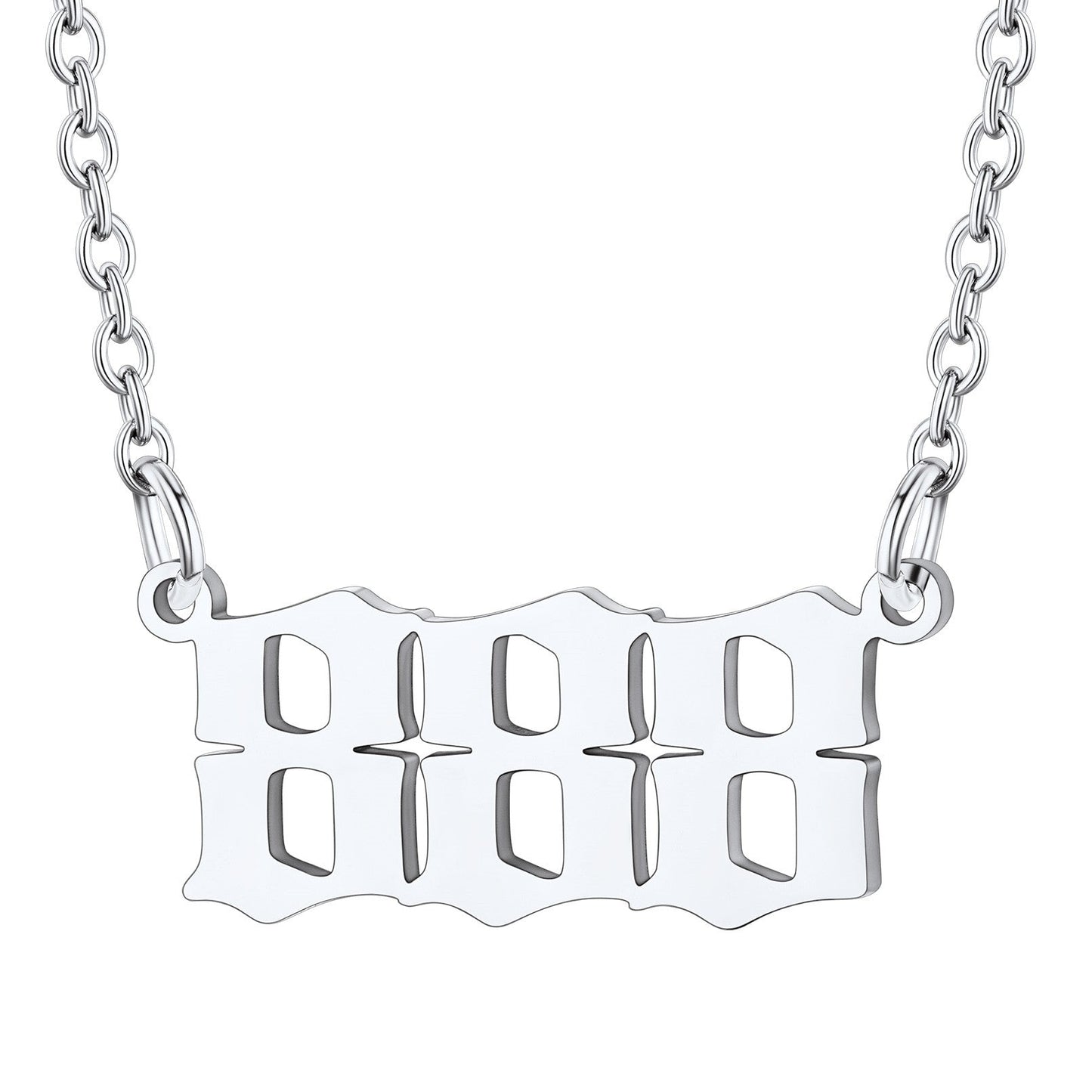 Custom4U Personalized Angel Number Necklace for Women Men Custom4U Jewelry