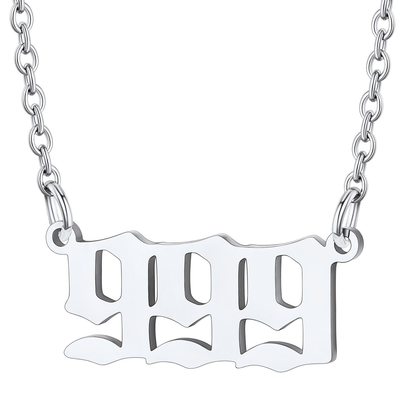 Custom4U Personalized Angel Number Necklace for Women Men Custom4U Jewelry