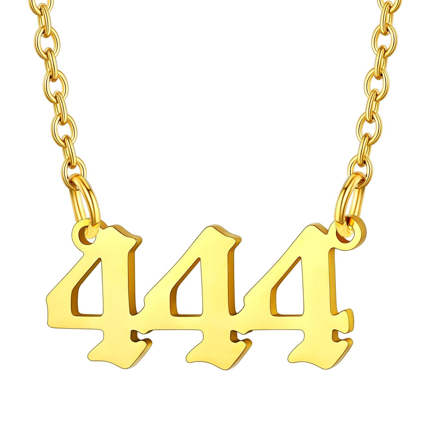 Custom4U Personalized Angel Number Necklace for Women Men Custom4U Jewelry