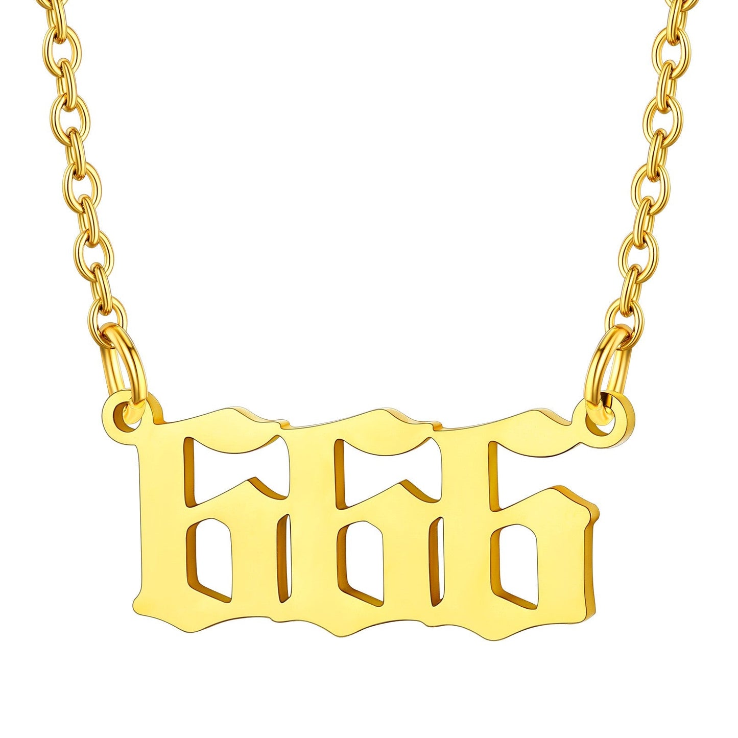 Custom4U Personalized Angel Number Necklace for Women Men Custom4U Jewelry