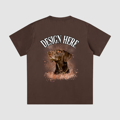 Custom Bootleg Tee Photo and Text T-Shirt, Unisex Cotton Tee
