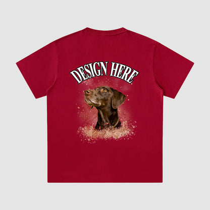 Custom Bootleg Tee Photo and Text T-Shirt, Unisex Cotton Tee
