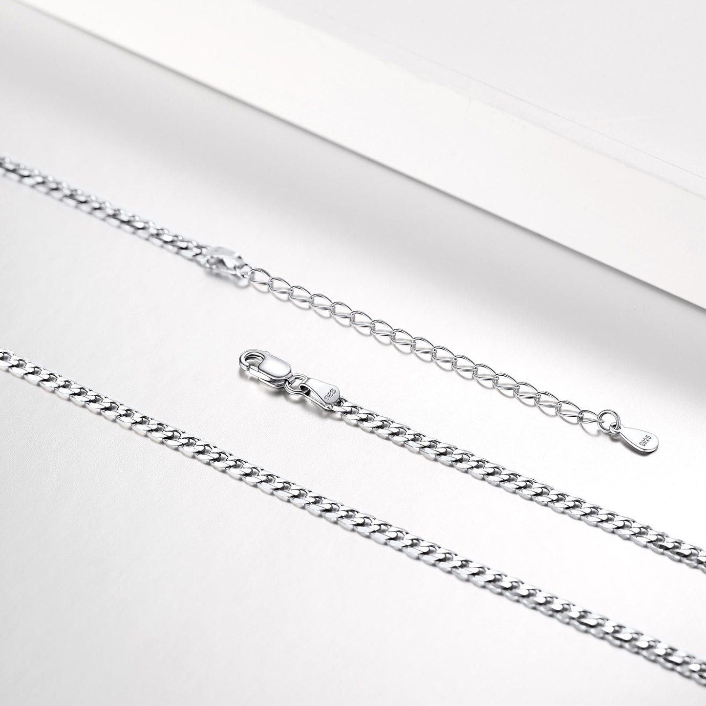 Sterling Silver Chain Link Bracelet for Men