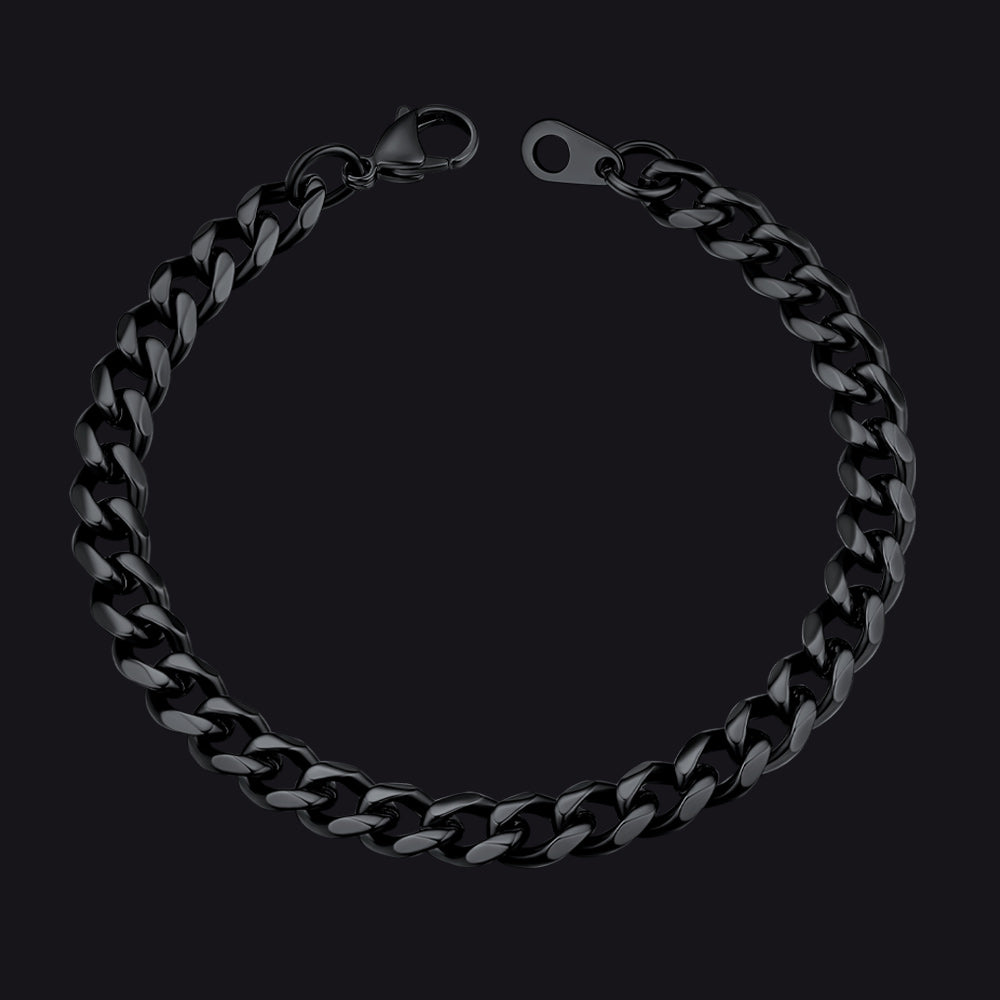 Unisex Chunky Cuban Link Chain Bracelets Gift For Men