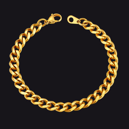 Unisex Chunky Cuban Link Chain Bracelets Gift For Men