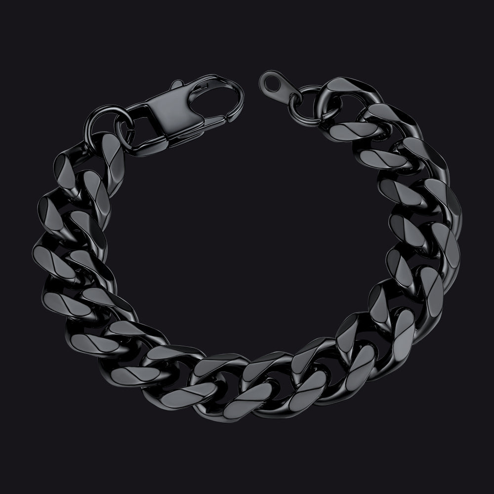Unisex Chunky Cuban Link Chain Bracelets Gift For Men