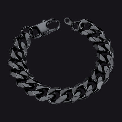 Unisex Chunky Cuban Link Chain Bracelets Gift For Men