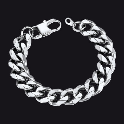 Unisex Chunky Cuban Link Chain Bracelets Gift For Men