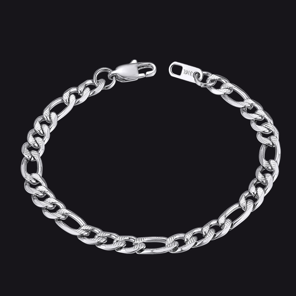 Thick Cuban Link Bracelet for Men 6/7/9mm Width