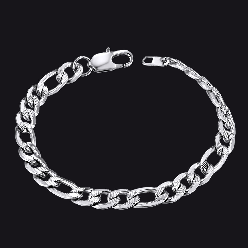 Thick Cuban Link Bracelet for Men 6/7/9mm Width