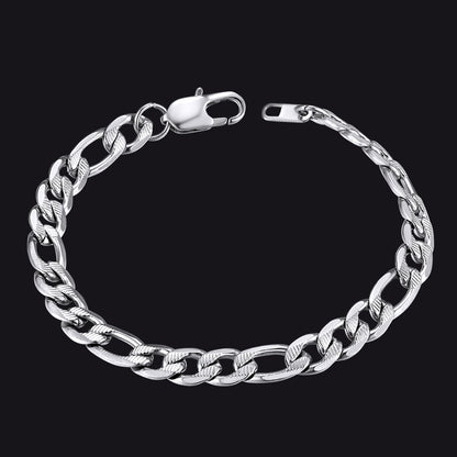 Thick Cuban Link Bracelet for Men 6/7/9mm Width