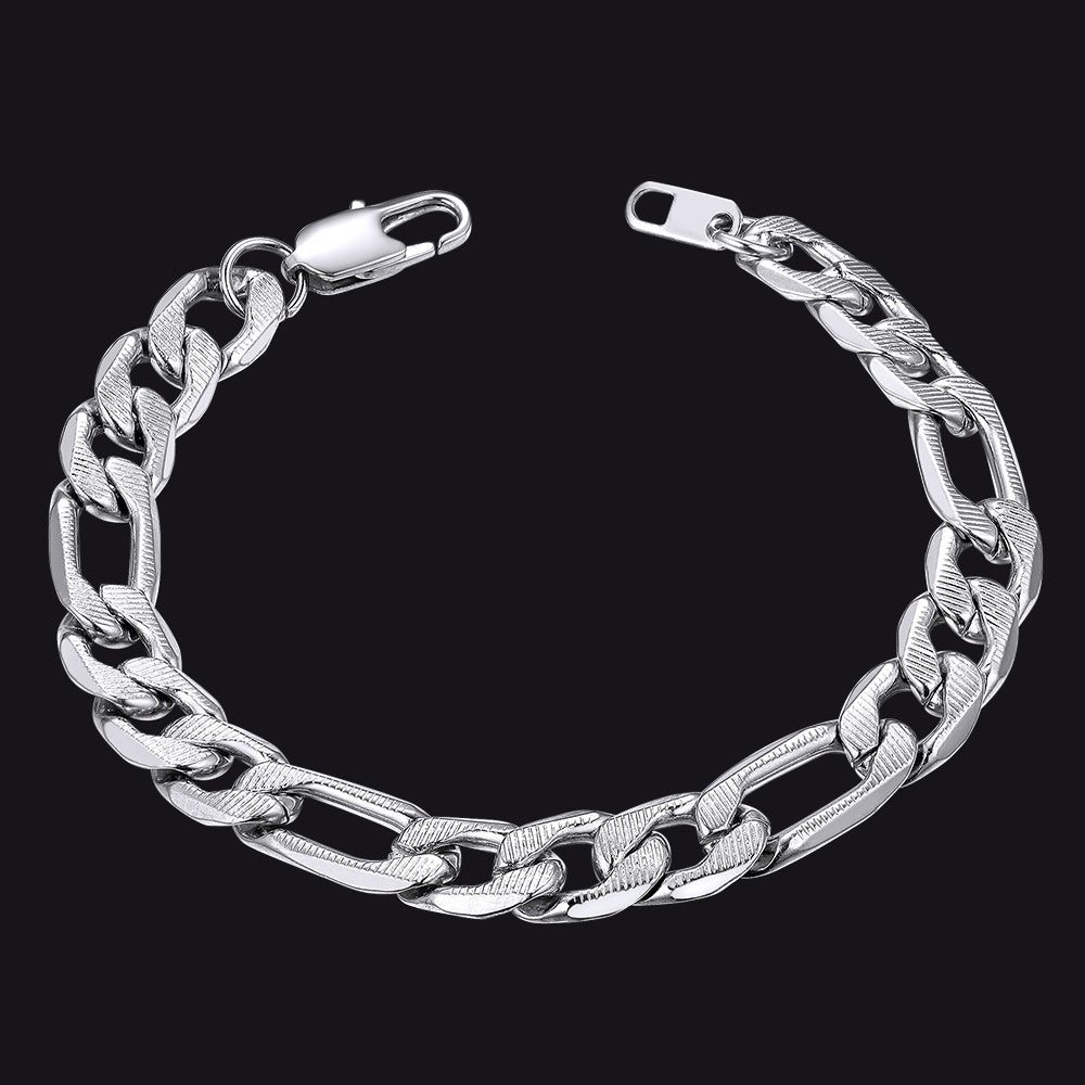 Thick Cuban Link Bracelet for Men 6/7/9mm Width