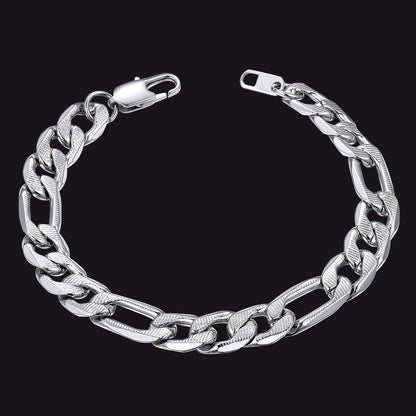 Thick Cuban Link Bracelet for Men 6/7/9mm Width
