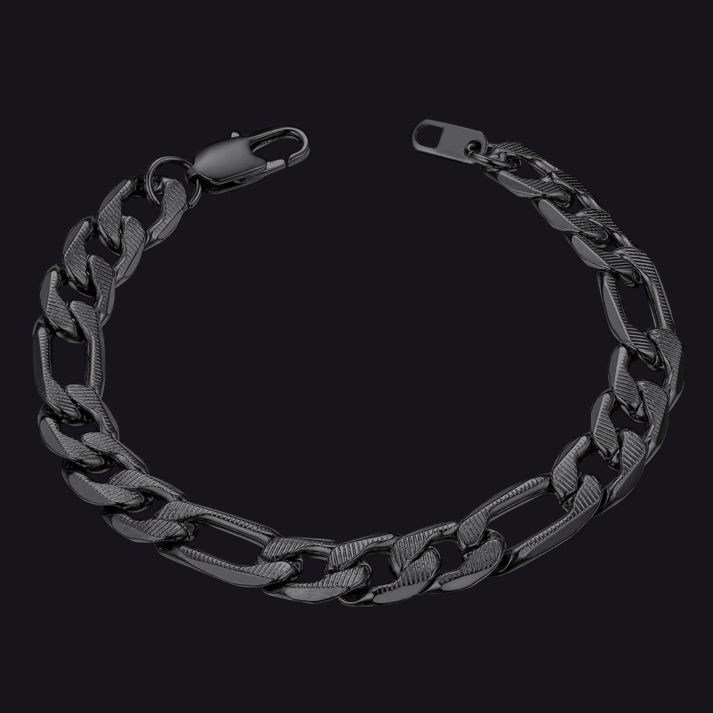 Thick Cuban Link Bracelet for Men 6/7/9mm Width