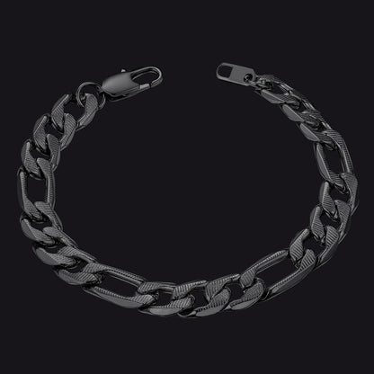 Thick Cuban Link Bracelet for Men 6/7/9mm Width
