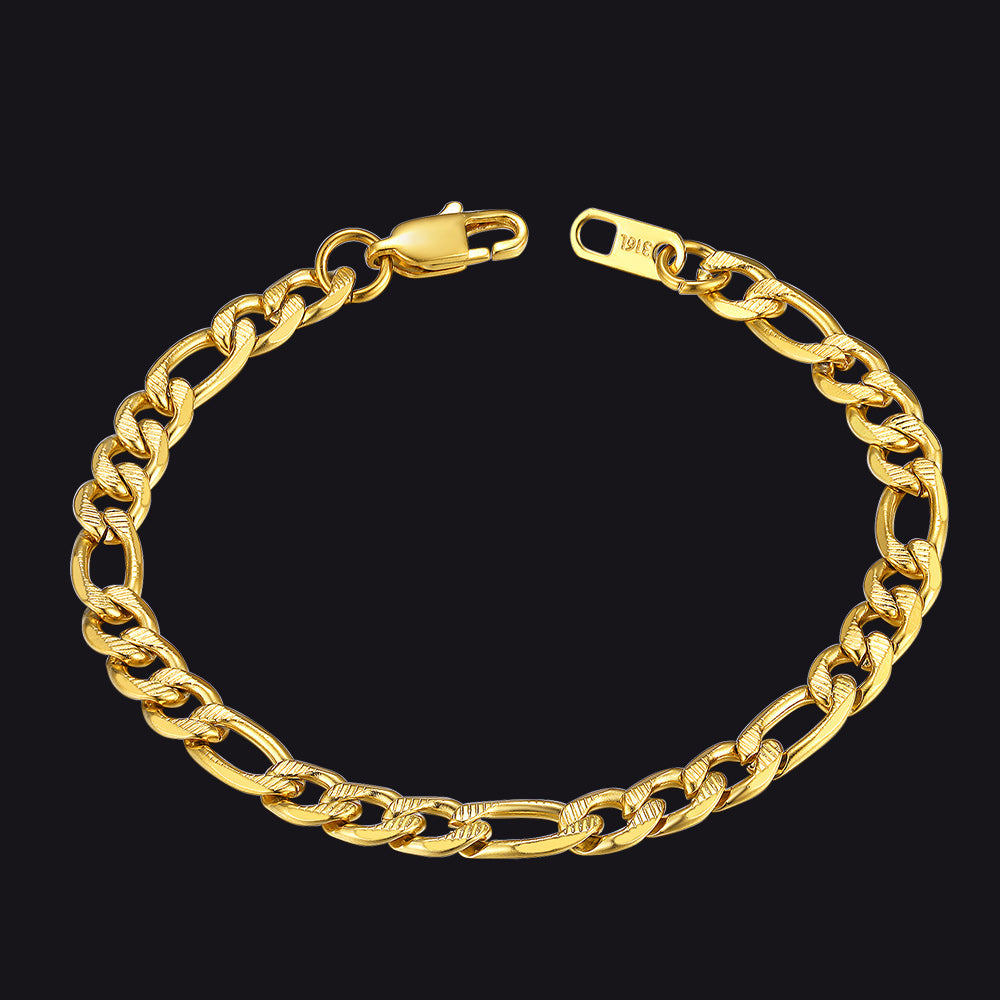 Thick Cuban Link Bracelet for Men 6/7/9mm Width