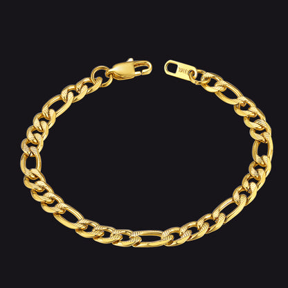 Thick Cuban Link Bracelet for Men 6/7/9mm Width