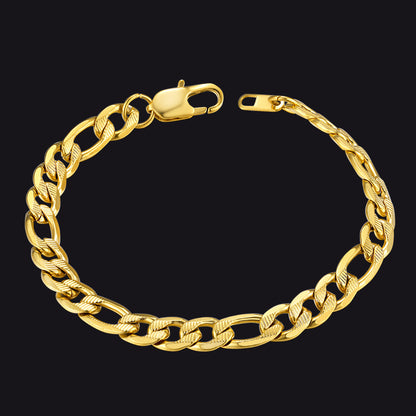 Thick Cuban Link Bracelet for Men 6/7/9mm Width