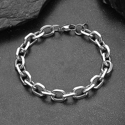 Rolo Link Chain Bracelet 